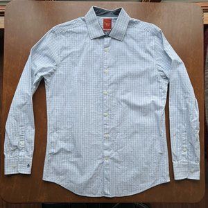 Original Penguin Slim Fit Button Down Plaid Pattern Dress Shirt (15.5 34/35)